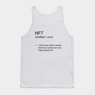 NFT funny definition Tank Top